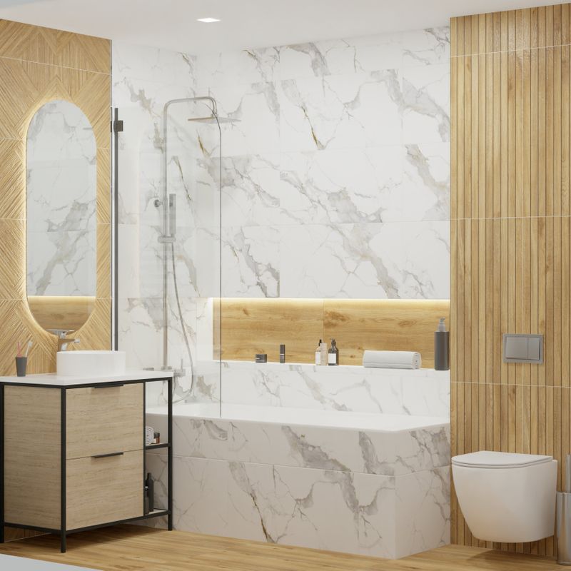 Керамогранит Global Tile Woodstock  400х800 мм бежевый рельеф