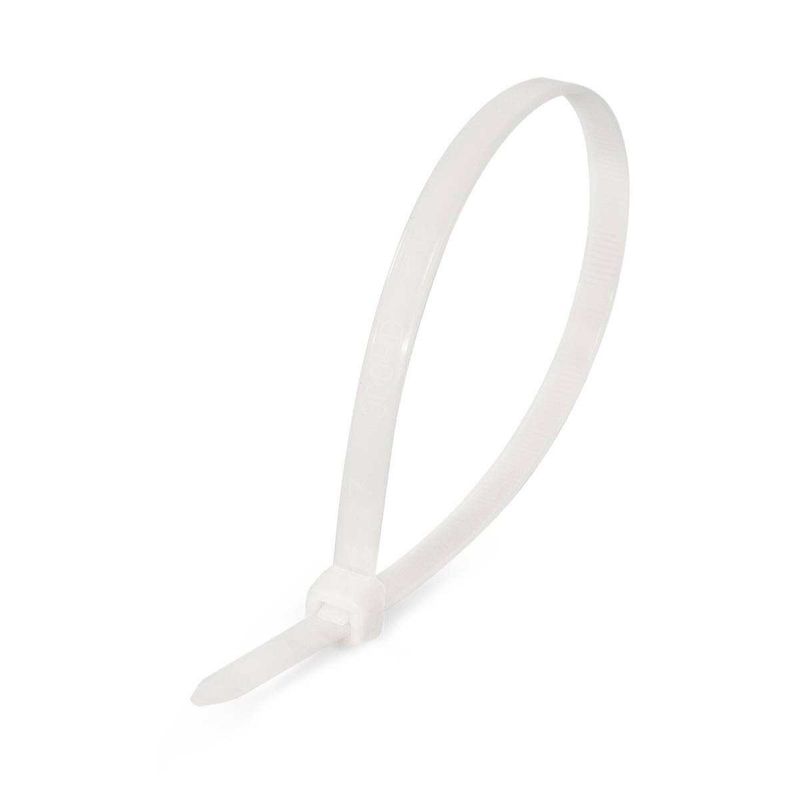 Хомут-стяжка нейлоновый 8х300 мм белый 100 шт Fortisflex 