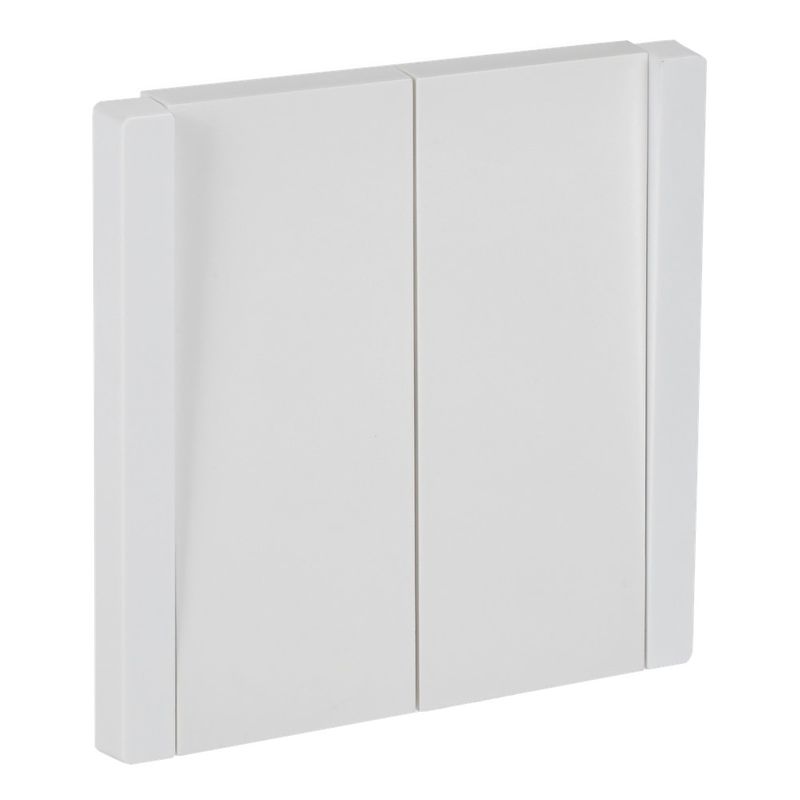 Выключатель двухклавишный Forte&Piano белый IP20 IEK