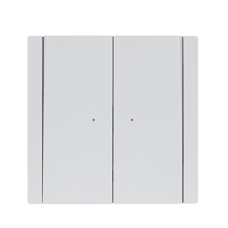 Выключатель двухклавишный с подсветкой Forte&Piano белый IP20 IEK