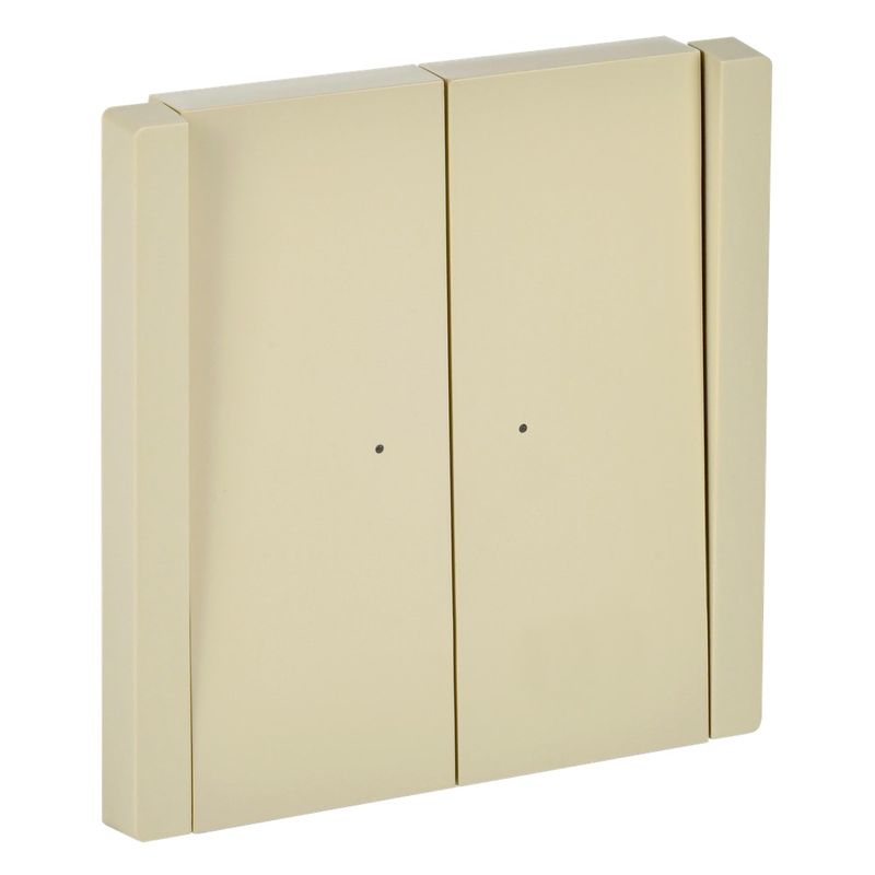 Выключатель двухклавишный с подсветкой Forte&Piano ваниль IP20 IEK