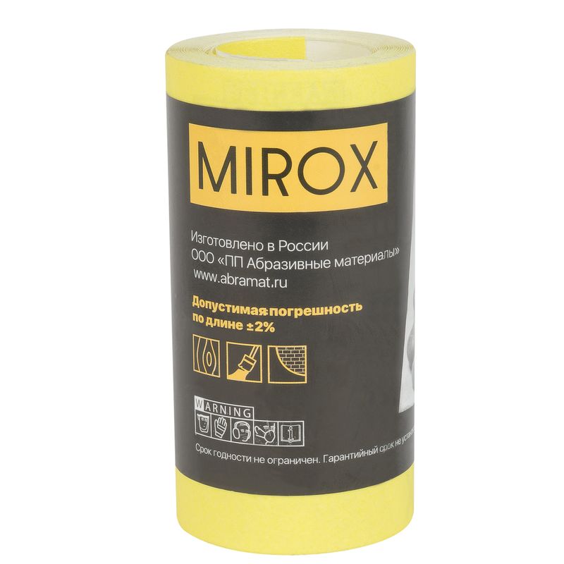 Шкурка Р180 на бумажной основе 115мм x 5м Mirox_1