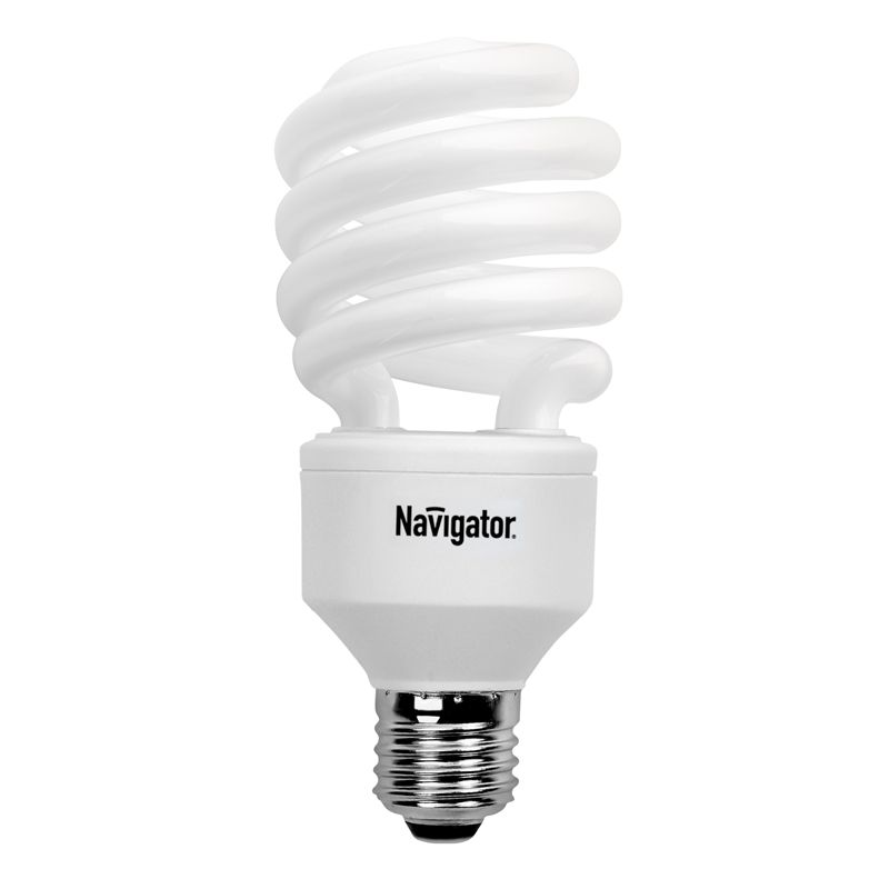 Лампа энергосберегающая 30Вт Е27 холодный свет Navigator