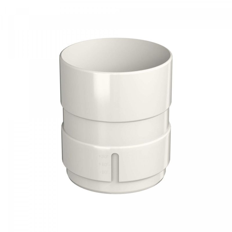 Муфта трубы ТЕХНОНИКОЛЬ Оптима белый