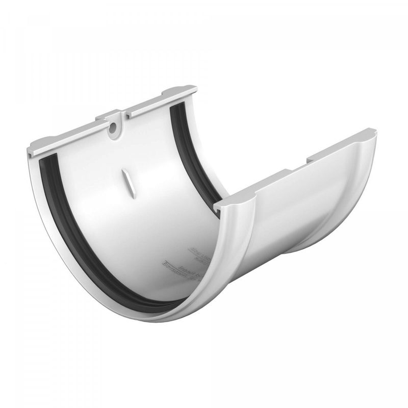 Соединитель желоба ТЕХНОНИКОЛЬ Оптима белый