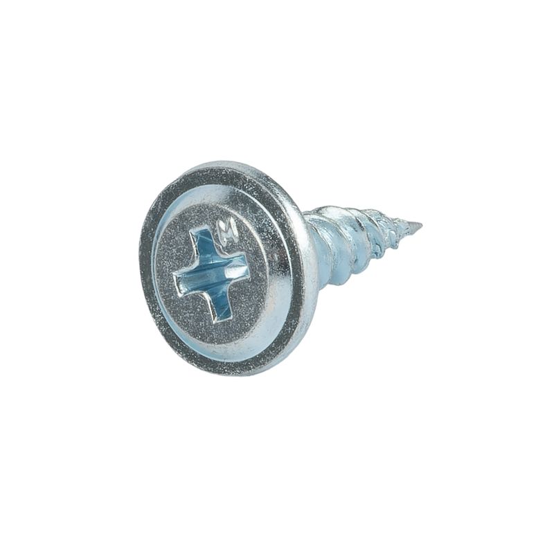 Саморез с прессшайбой шило 4,2х16мм усиленный, цинк 600шт Daxmer