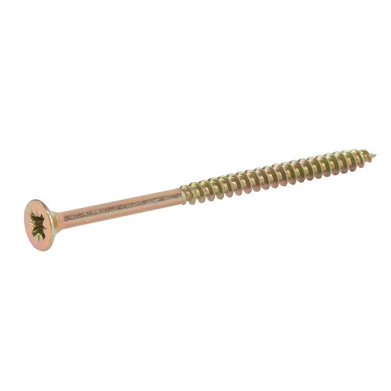 Саморез универсальный 6x100мм неполная резьба желтый цинк 1кг