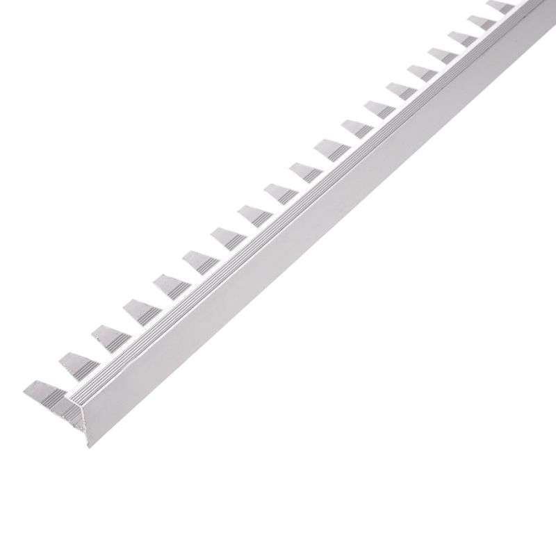 Закладка торцевая для плитки 11 мм 2,7 м алюминий Русский Профиль