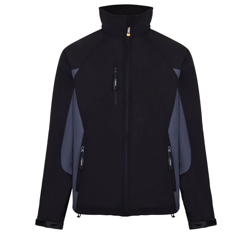 Куртка Softshell L черная Dowell