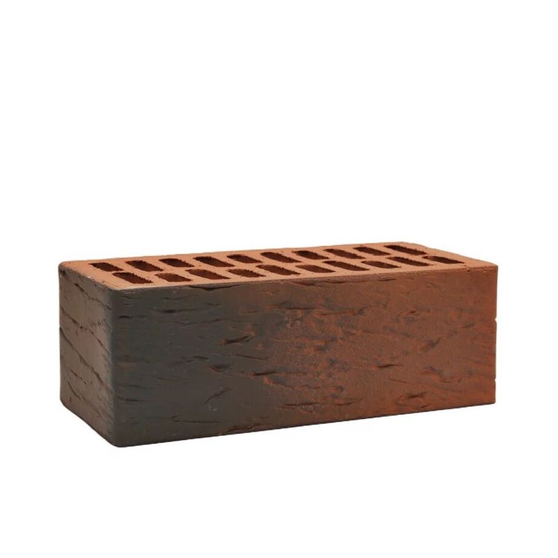 Кирпич облицовочный полуторный пустотелый М150-200 флеш красный рустик Винзер