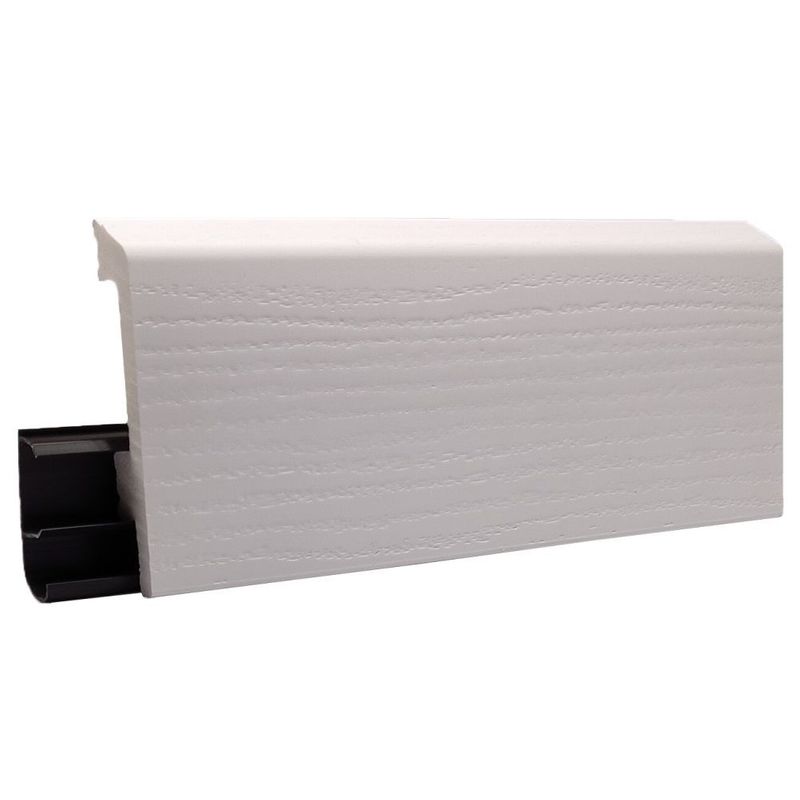 Плинтус Royce Pro HDPS 2000х80х15 мм римо белый