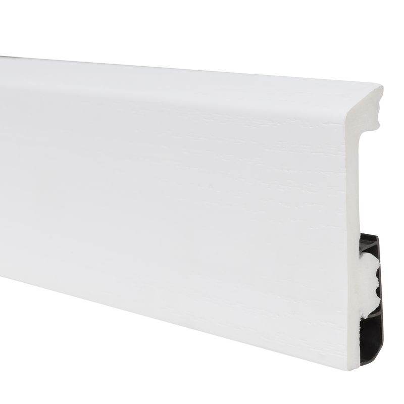 Плинтус Royce Pro HDPS 2000х80х15 мм римо белый