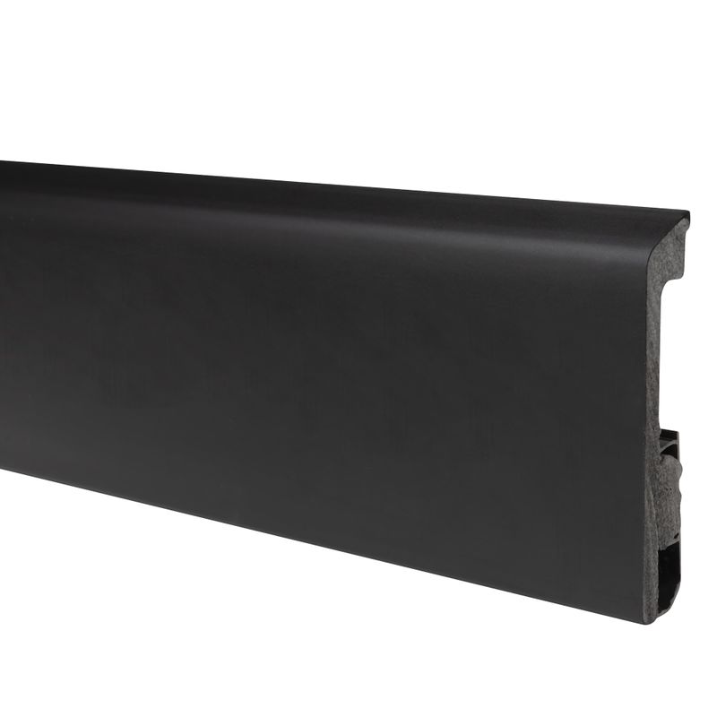Плинтус Royce Pro HDPS 2000х80х15 мм черный классик