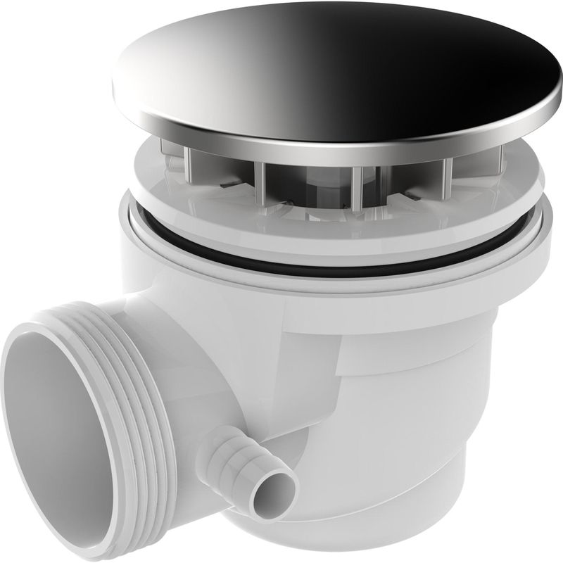 Сифон для душевого поддона 1 1/2"х50 фильтр-сетка 65 мм Aquant