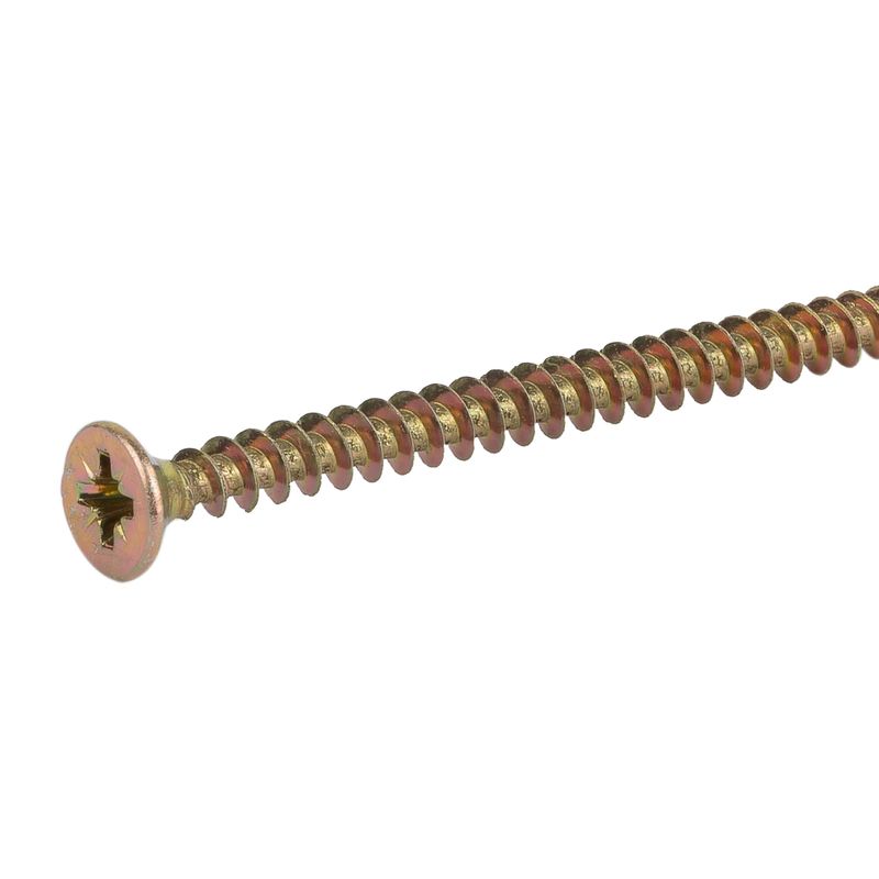 Саморез универсальный 4,5х60мм желтый цинк 150шт Tech-Krep