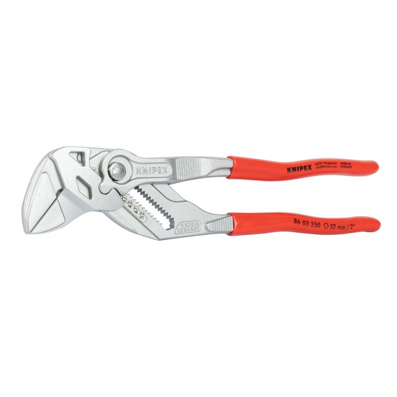 Клещи переставные гаечный ключ 250 мм захват 52 мм Knipex