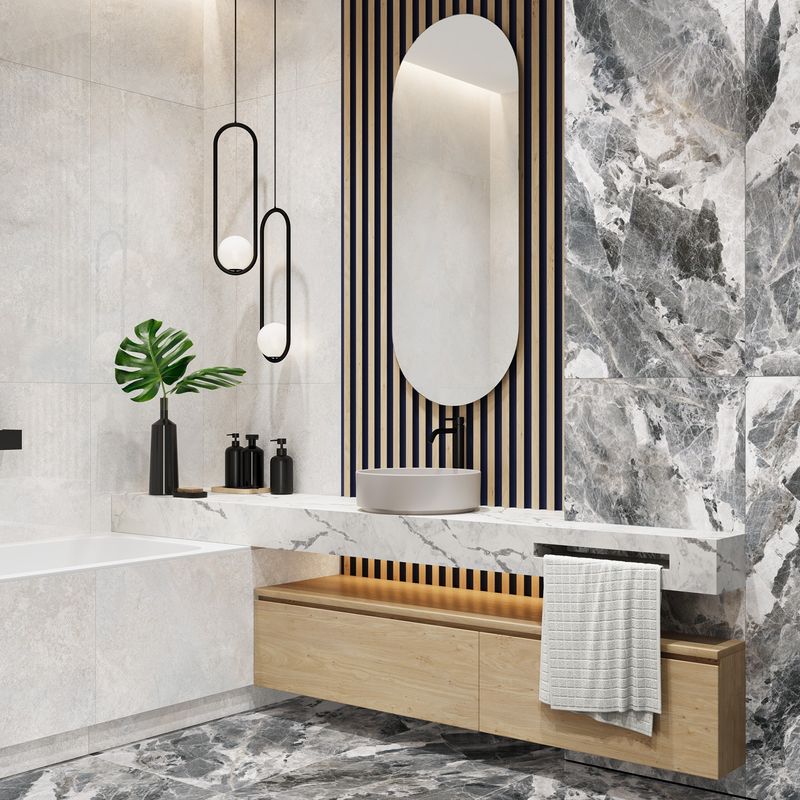 Керамогранит Lavaredo 600х1200х7 мм темно-серый полированный New Trend