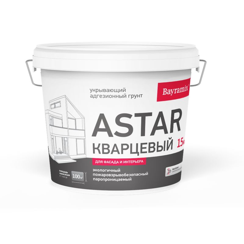 Грунт кварцевый Astar Bayramix белый 15кг