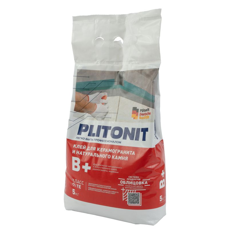 Клей для плитки Plitonit B+ С2ТЕ 5 кг