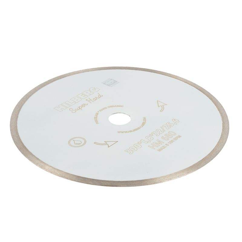 Диск алмазный по керамограниту  Hilberg  Super Hard 300х1,8х32/25,4 мм