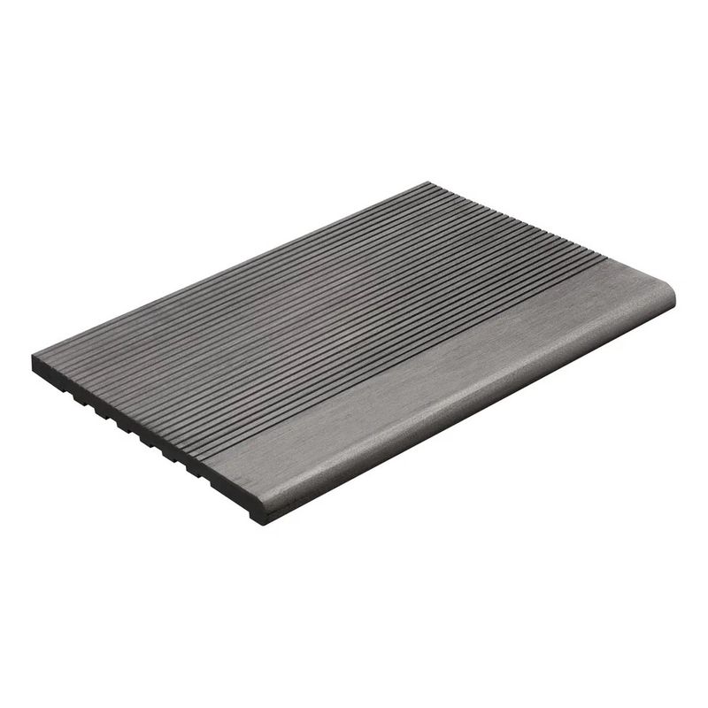 Ступень террасная полимерная Harvex 22х348х3000мм серый дым