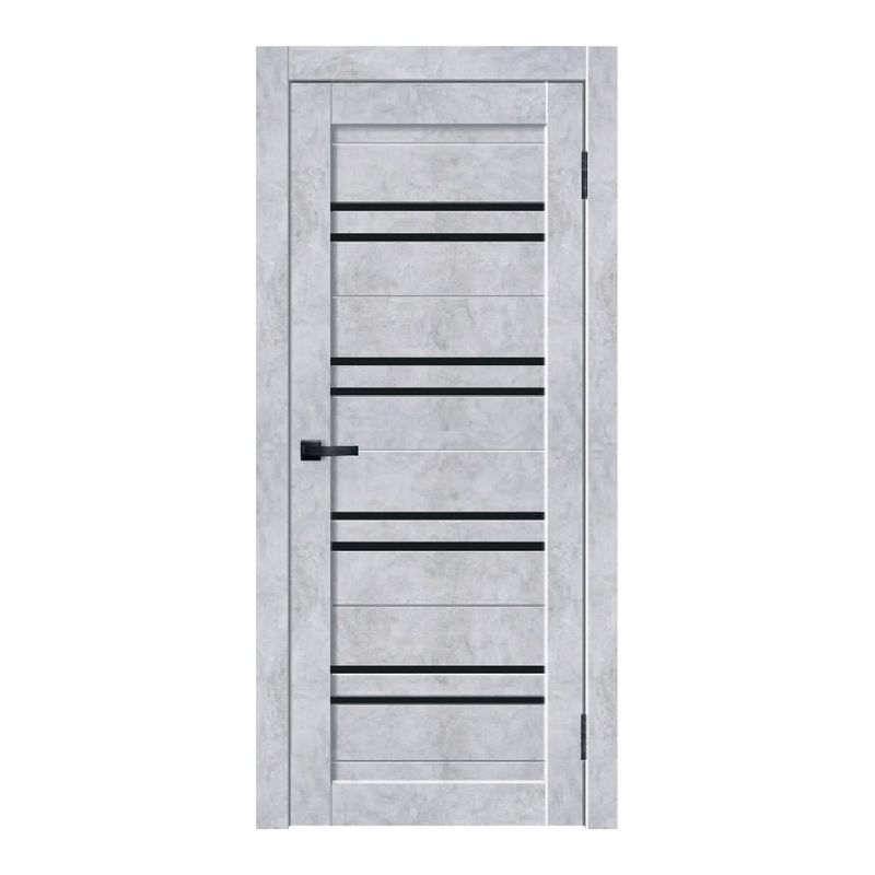 Полотно дверное остекленное Двери Гуд Х-21 700x2000мм бетон снежный