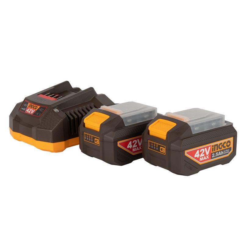 Аккумулятор 2х2,5Ач и зарядное устройство 2А 42В Ingco FBCPM25221 набор