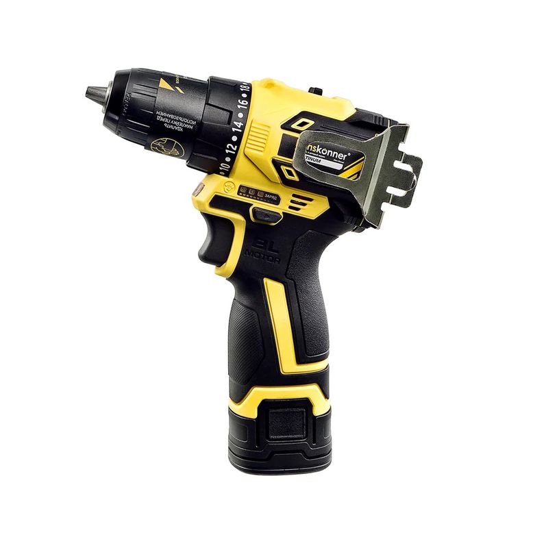 Шуруповерт бесщеточный 2х2Ач 14,4В Hanskonner HCD1645BLC