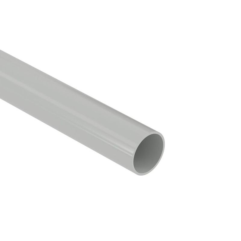 Труба гладкая жесткая легкая ПВХ 40мм серая 3м DKC