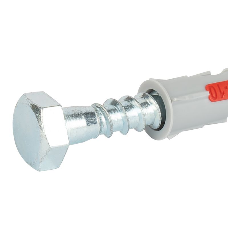 Дюбель универсальный Duopower 12x60мм с шурупом 2шт Fischer