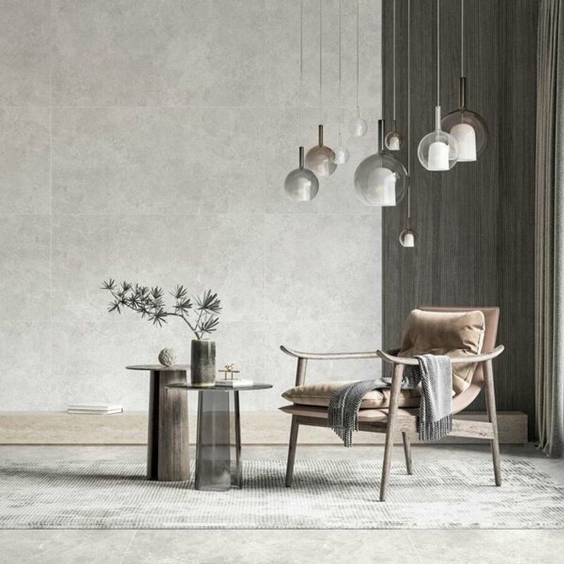 Керамогранит Global Tile Onda 600х1200х9,5мм светло-серый карвинг