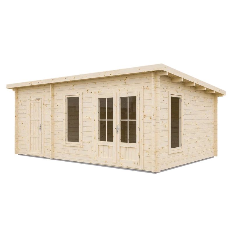 Дом садовый 21м² Комфорт с хозблоком брус 44мм