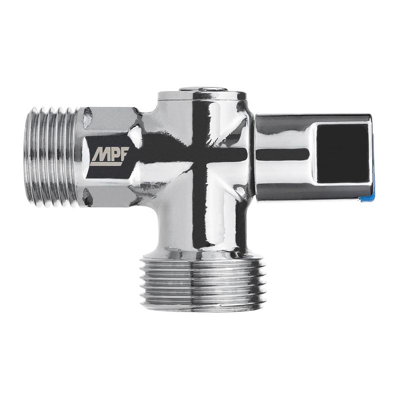 Кран шаровый для сантехприборов угловой НР 1/2"х3/4" (ГОСТ) Masterprof