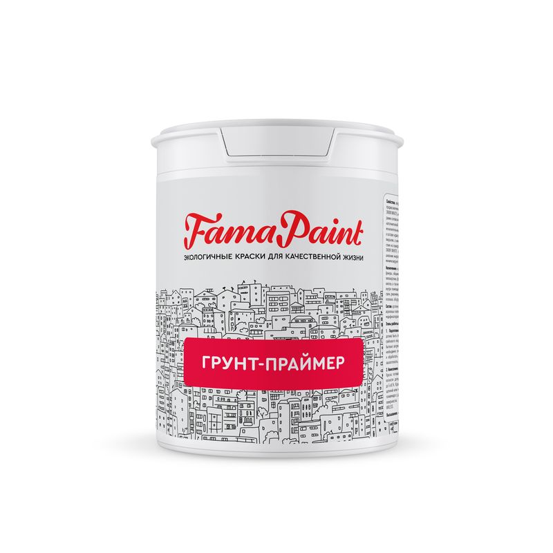 Грунт-праймер Fama Paint белый 2,2л