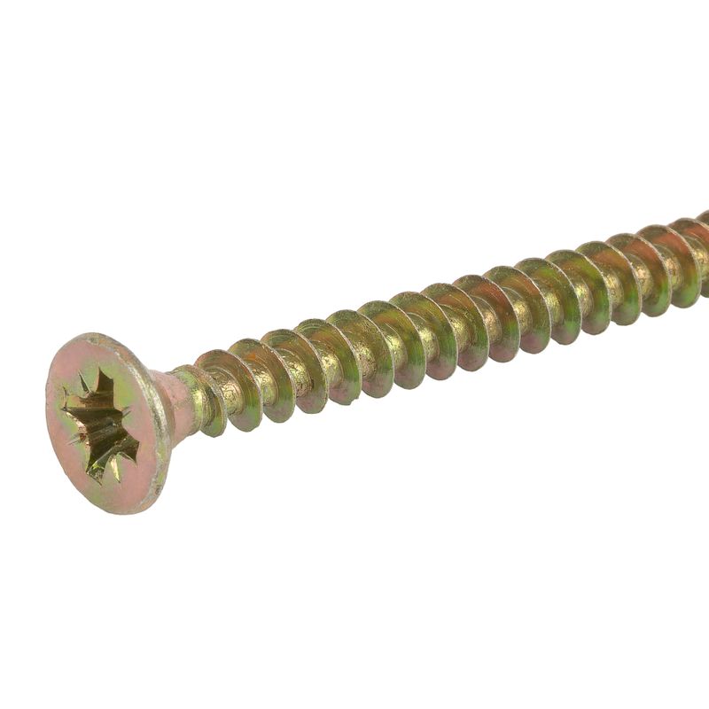 Саморез универсальный 6х70мм желтый цинк