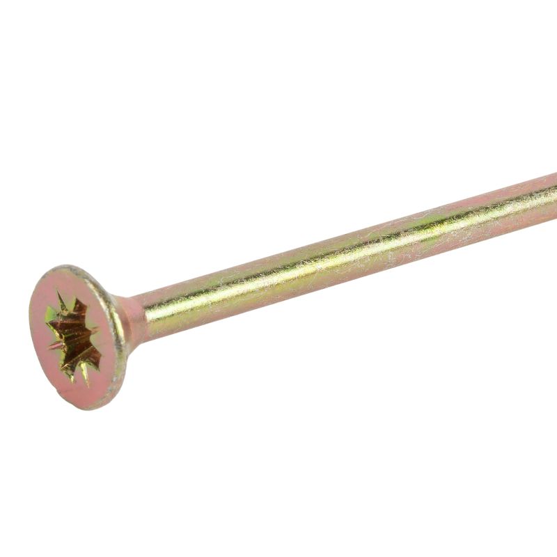 Саморез универсальный 6х160мм неполная резьба желтый цинк