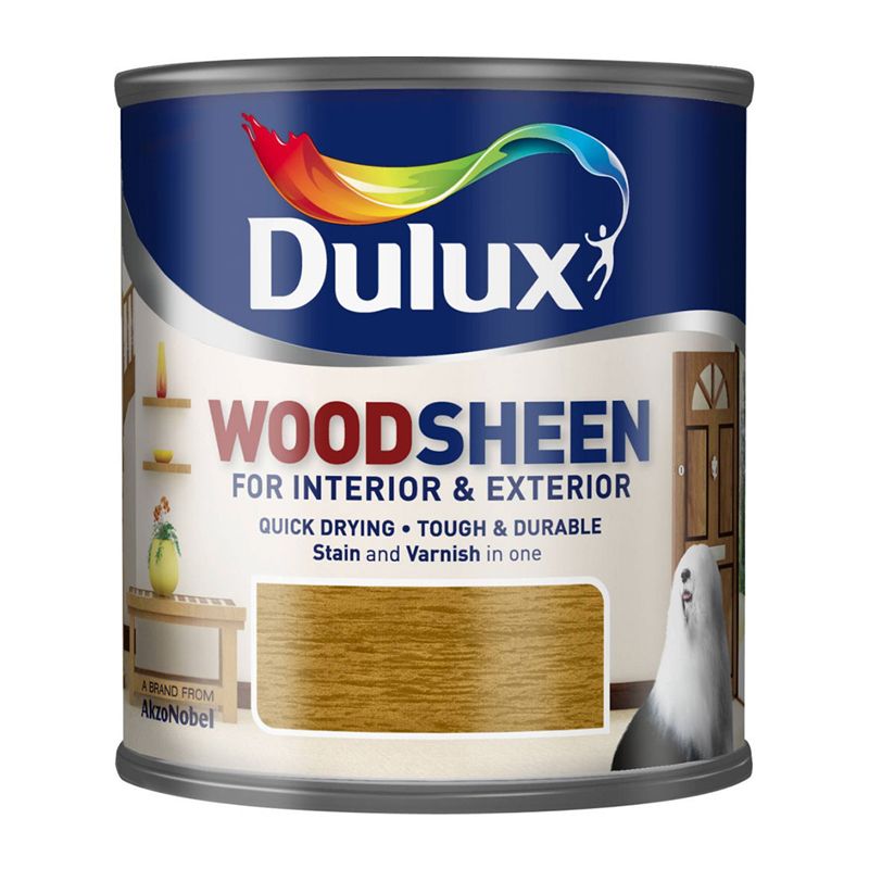 Лак-морилка на водной основе Dulux WoodSheen, Dark Walnut, 0,25 л