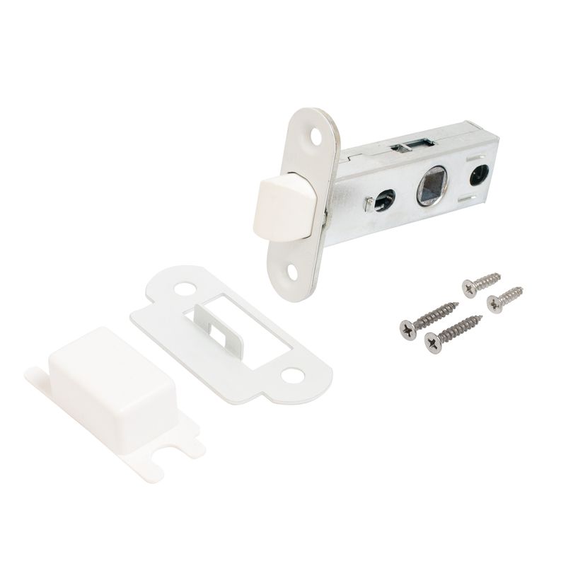 Защелка межкомнатная белая Аллюр