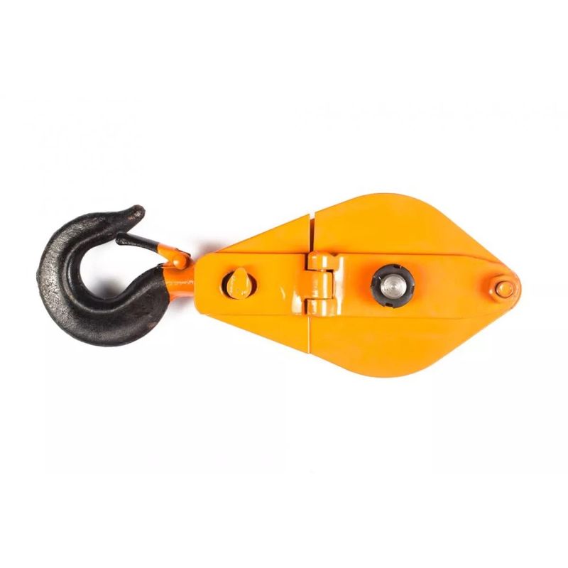 Блок монтажный однорольный с крюком 1т Tor
