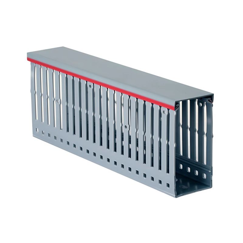 Кабель-канал перфорированный 40x40мм 2м серый DKC