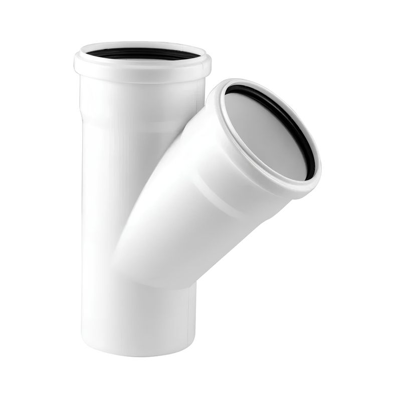 Тройник канализационный 32х32мм 45° малошумный RTP Elite