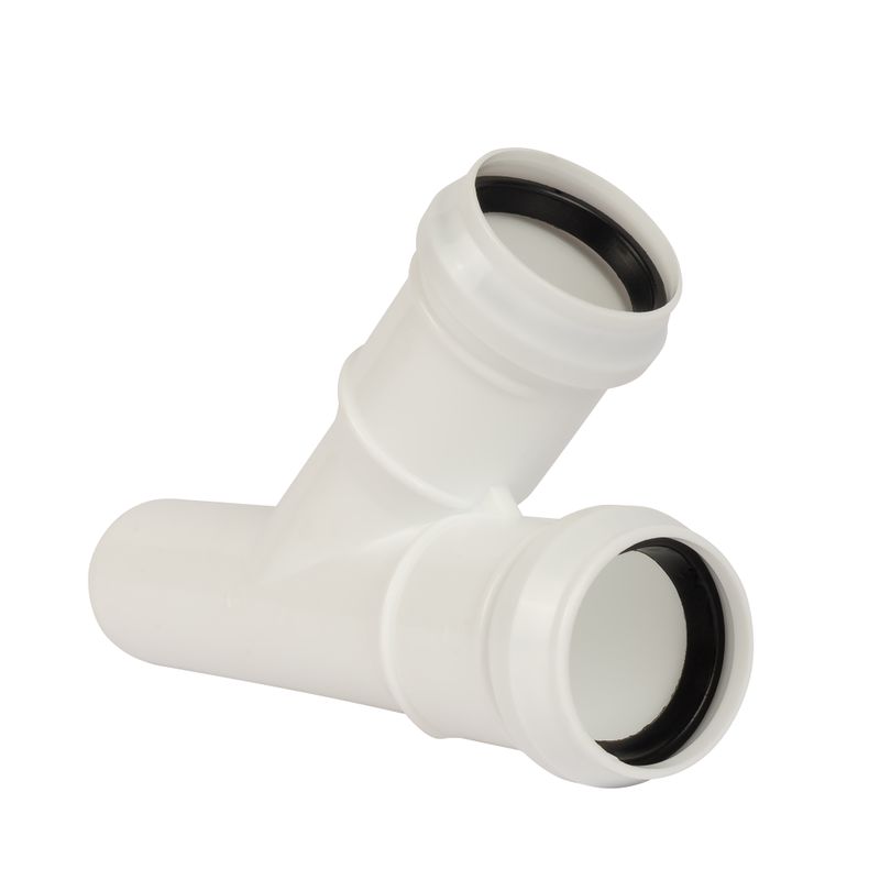 Тройник канализационный 32х32мм 45° малошумный RTP Elite