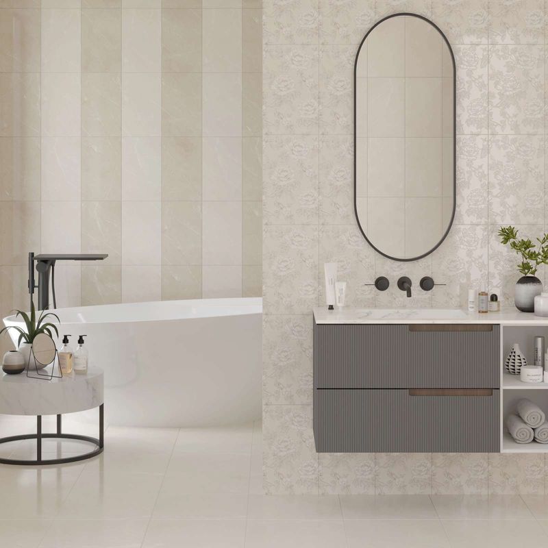 Керамогранит Гармония 400х400х8мм бежевый полированный Unitile_1