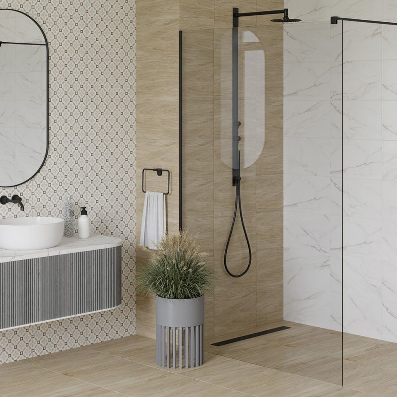 Керамогранит Микс 400х400х8мм бежевый матовый Unitile