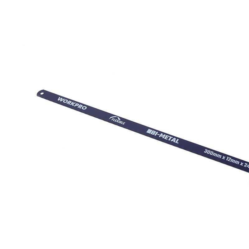 Полотно для ножовки по металлу 24 зуба биметалическое 300мм 5шт Workpro