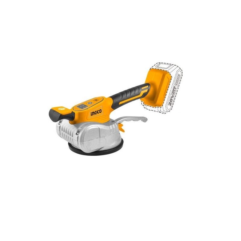 Виброприсоска для укладки плитки 20В 1x2Ah Ingco CTVLI20018