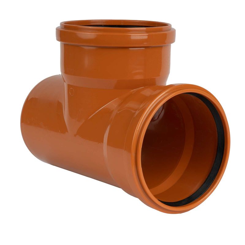 Тройник канализационный наружный 160х160мм 87° Ostendorf