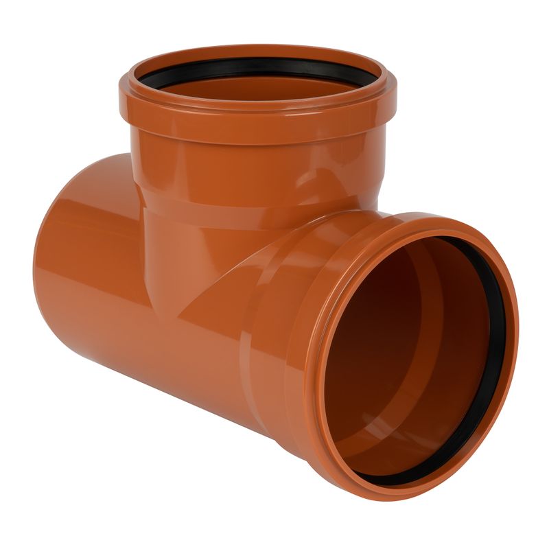 Тройник канализационный наружный 160х160мм 87° Ostendorf