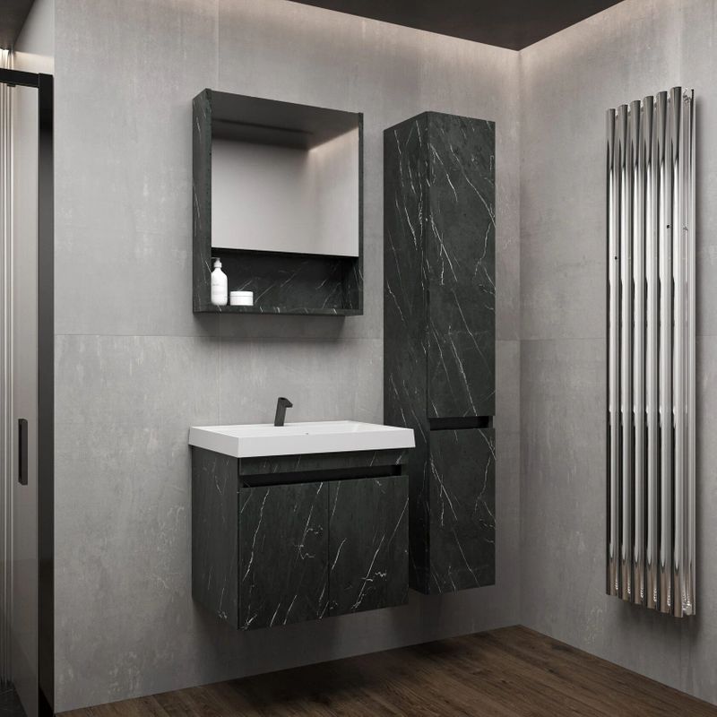 Зеркало шкаф Garda Izeo 60см креатель