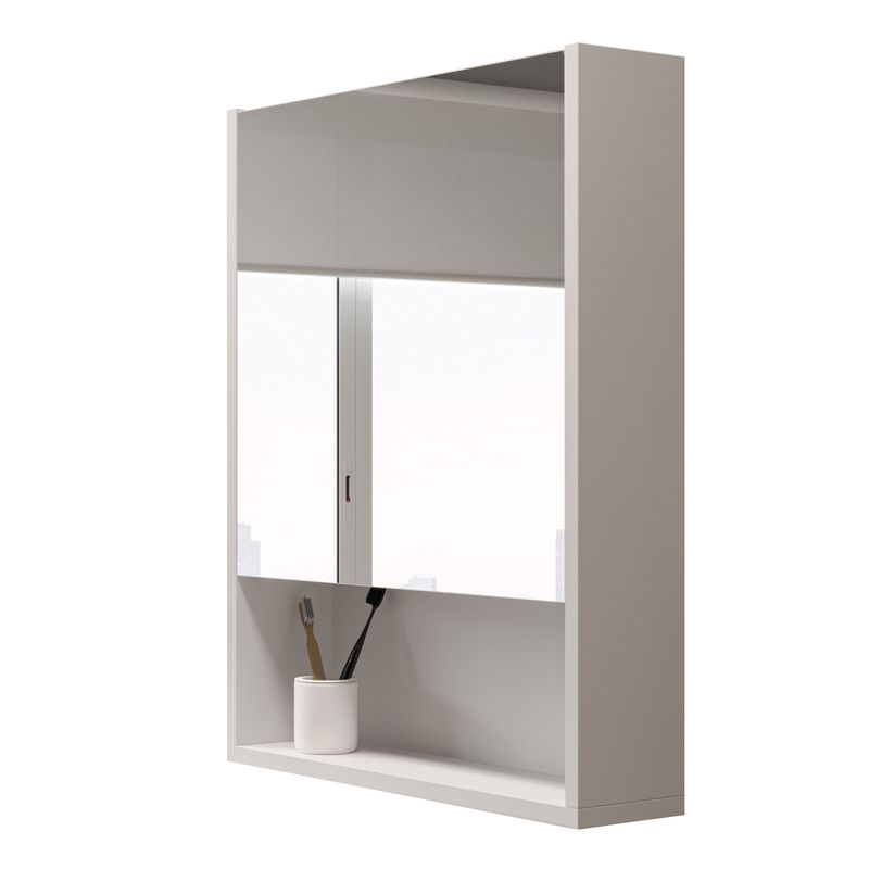 Зеркало шкаф Garda Izeo 60см белый